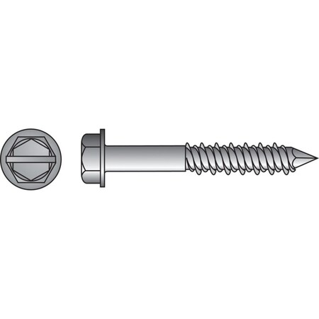 1/4 Hex Head Cap Screw, 1-1/4 In L